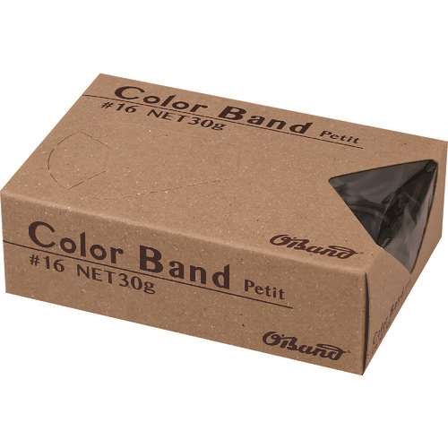 ■オーバンド　カラーバンド　プチ　３０ｇ箱　＃１６　ブラック GGC030BK