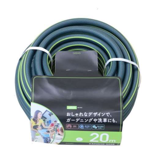 カクイチ　耐圧防藻ホース　グリーン　１５ｍｍ×２０ｍ　Ｇ４３２Ｃ