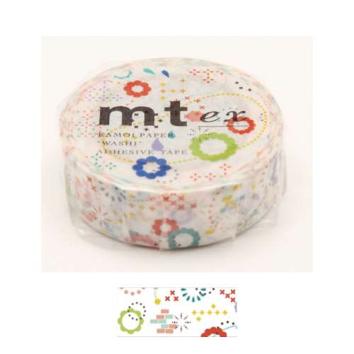 カモ井加工紙　ＭＴＥＸ１Ｐ７４Ｒ　１５ｍｍ×７ｍ巻