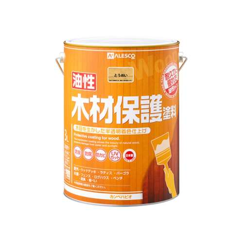 カンペハピオ　油性木材保護塗料　３Ｌ　とうめい