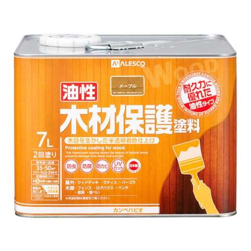 カンペハピオ　油性木材保護塗料　７Ｌ　メープル