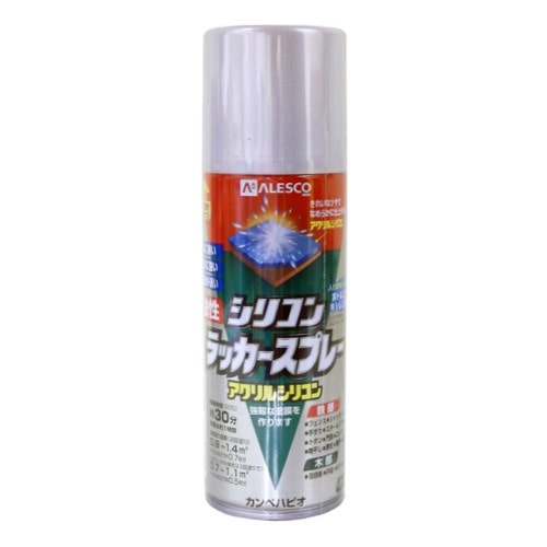 シリコンラッカースプレー　シルバーメタリック　４２０ｍｌ