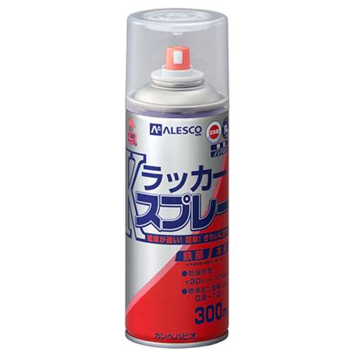 Ｋラッカースプレー　３００ＭＬ　とうめい　×１２個セット