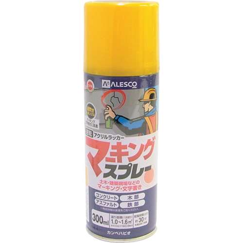 ■カンペ　マーキングスプレーＫ　３００ＭＬ　きいろ　349425