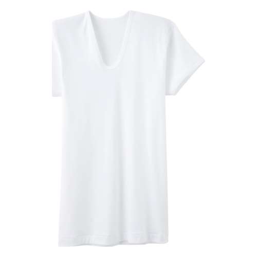 グンゼ　Ｇマーク　ハンＵ　ＧＫ１２１５７　シロ　Ｌ