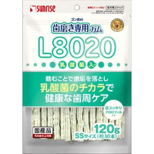 マルカン　サンライズ事業部　ゴン太の歯磨ガムＳＳ　乳酸菌クロロフィル１２０ｇ