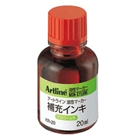 アートライン　油性マーカー補充インキ　赤　２０ｍｌ　344051