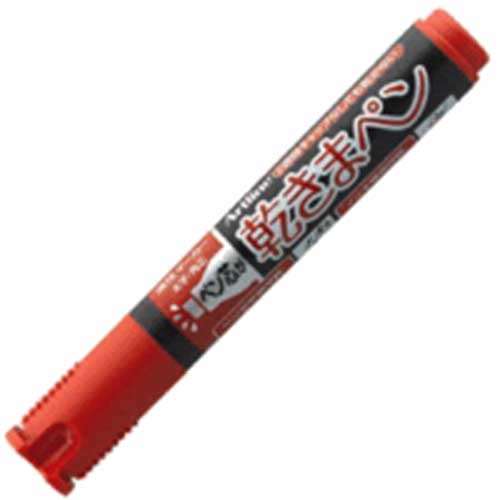 乾きまペン　太字・角芯　Ｋ‐１９９Ｎ　赤　１本　240081