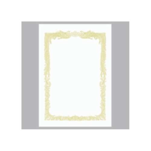 ＯＡ賞状用紙　白　Ａ４　横書用　１０‐１０６１　１０枚入
