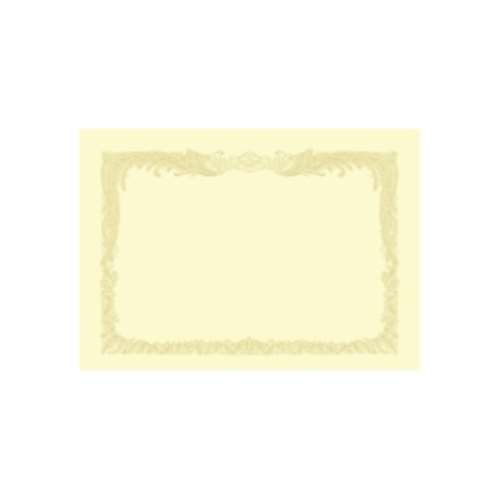 ＯＡ賞状用紙　クリーム　Ａ４　縦書用１０‐１０６７　１０枚入　355520