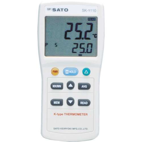 ■佐藤　デジタル温度計　指示計のみ（８０１４‐０３）　SK-1110