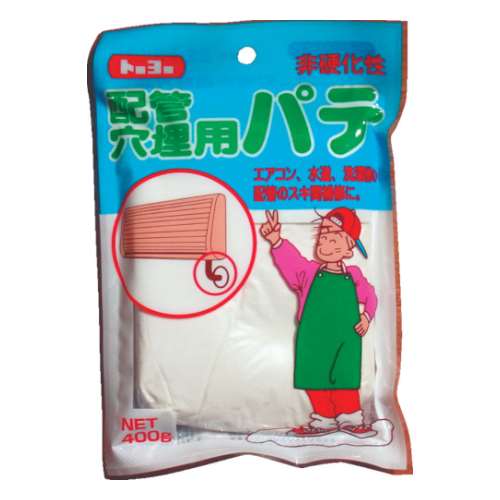 ■ＭＡＴＥＲＡＮ　配管・穴埋め用パテ　白　４００ｇ　NO105247