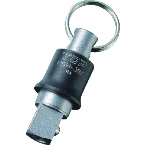 ＴＯＰ　携帯用インパクトソケットホルダー　差込角９．５ｍｍ　ブラック PSH3BK