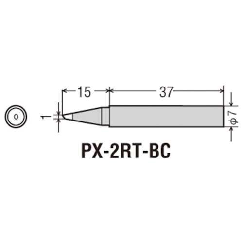 ■グット　替こて先ＢＣ型ＰＸ２／ＳＶＳ用　PX2RTBC