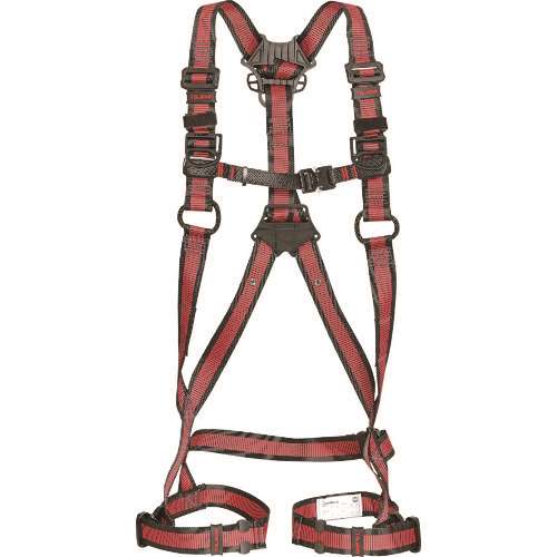 タジマ　ハーネスＺＡ　ライン赤　Ｍサイズ AZAMLRE