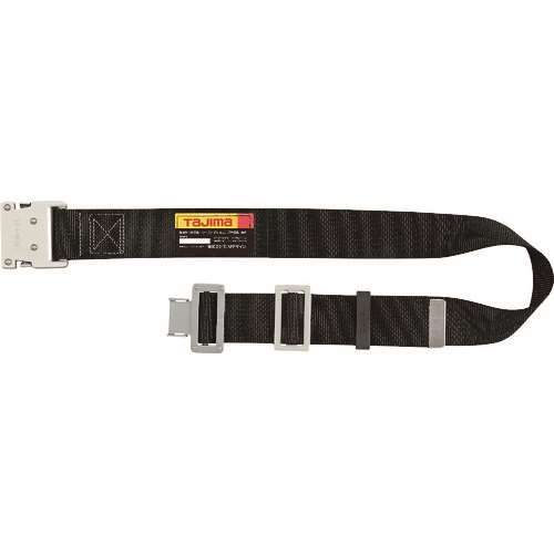 タジマ　胴ベルト　アルミワンタッチバックル　黒　Ｓサイズ BWS110BK