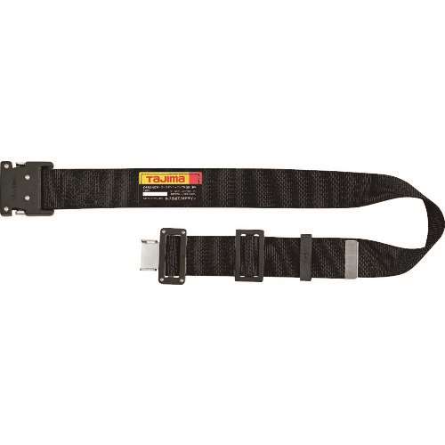 タジマ　胴ベルト　アルミワンタッチ黒バックル　黒　Ｓサイズ BWBS110BK