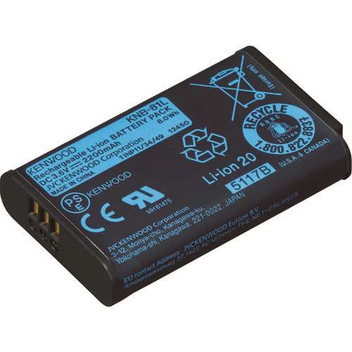 ■ケンウッド　リチウムイオンバッテリー（２２００ｍＡｈ） KNB81L