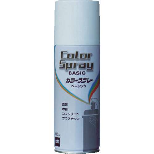 ■ニッぺ　カラースプレー　ベーシック　４００ｍｌ　ホワイトHKU003