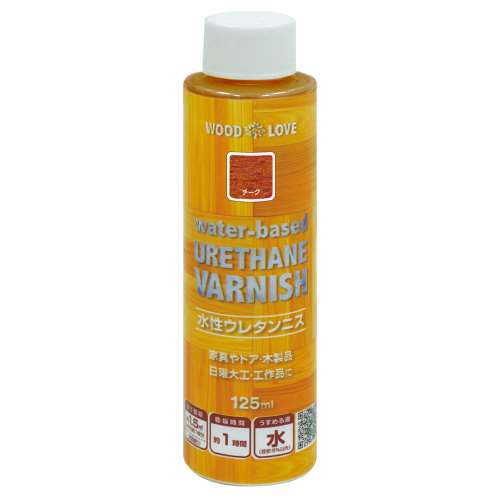 ニッペホームプロダクツ WOODLOVE　水性ウレタンニス チーク 125ml