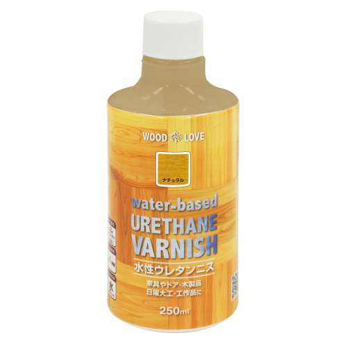 ニッペホームプロダクツ WOODLOVE　水性ウレタンニス ナチュラル 250ml