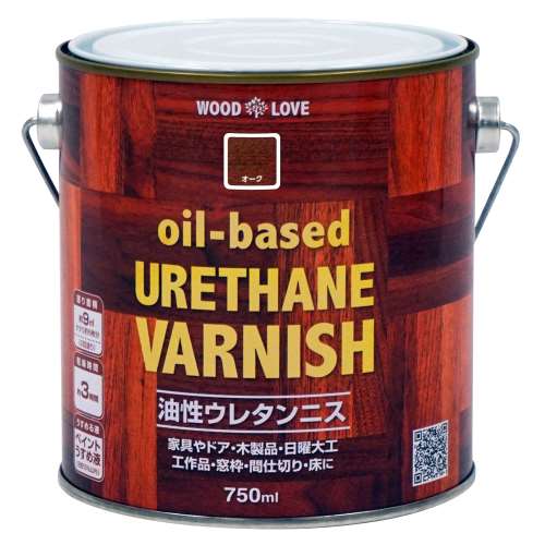 ニッペホームプロダクツ WOODLOVE　油性ウレタンニス オーク 750ml