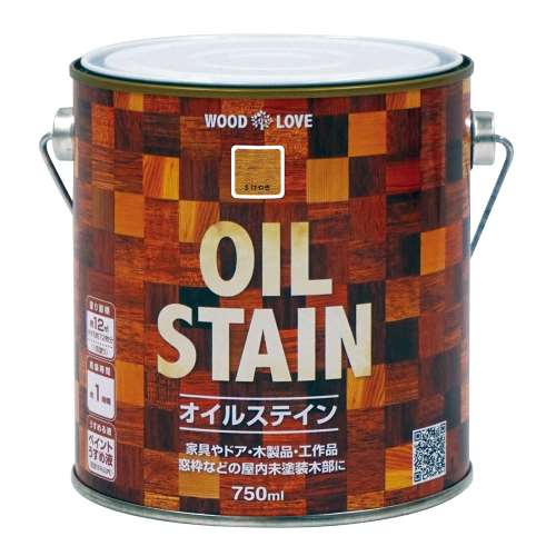 ニッペホームプロダクツ WOODLOVE　オイルステイン ケヤキ 750ml