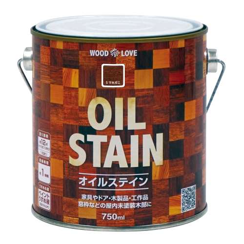 ニッペホームプロダクツ WOODLOVE　オイルステイン マホガニ 750ml