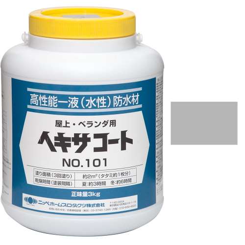 ニッペホームプロダクツ ヘキサコート　ＮＯ．１０１ グレー 3kg