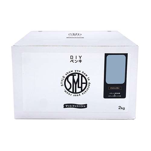ニッペホームプロダクツ STYLE DIY(スタイルディーアイワイ) ペンキ 塗料 2kg パリジャンブルー