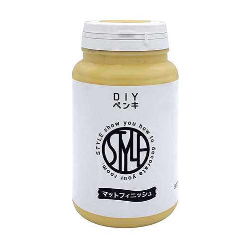 ニッペホームプロダクツ STYLE DIY(スタイルディーアイワイ) ペンキ 塗料 500ml　ムーンイエロー