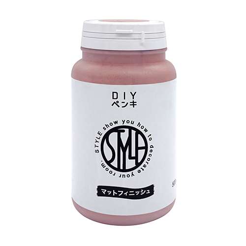 ニッペホームプロダクツ STYLE DIY(スタイルディーアイワイ) ペンキ 塗料 500ml　オールドローズ