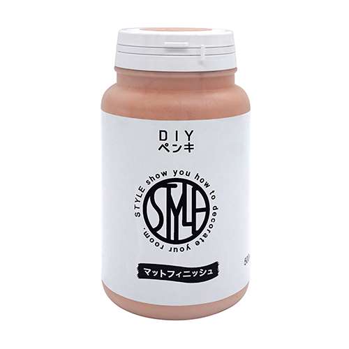 ニッペホームプロダクツ STYLE DIY(スタイルディーアイワイ) ペンキ 塗料 500ml　シェルピンク