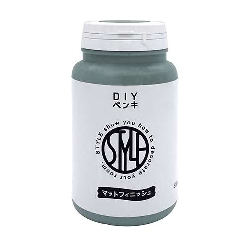 ニッペホームプロダクツ STYLE DIY(スタイルディーアイワイ) ペンキ 塗料 500ml　ミスティグリーン