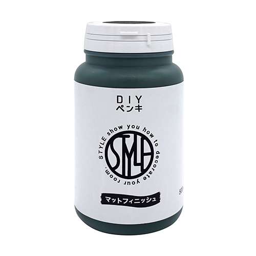 ニッペホームプロダクツ STYLE DIY(スタイルディーアイワイ) ペンキ 塗料 500ml　ダルグリーン