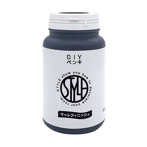 ニッペホームプロダクツ STYLE DIY(スタイルディーアイワイ) ペンキ 塗料 500ml　ランプブラック