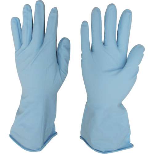 ■シンガー　ニトリル薄手手袋ブルー　Ｓ　（１０双入） NBR1450PFBPS
