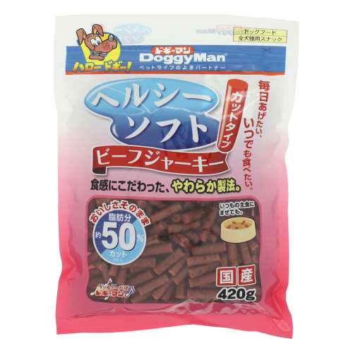 ヘルシーソフトビーフジャーキー　カットタイプ　４２０ｇ
