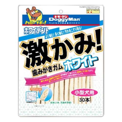 ホワイデント　激かみ！歯みがきガムホワイト　小型犬用　３０本