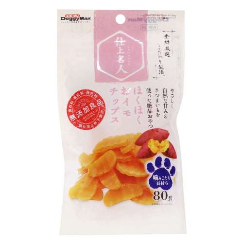 ドギーマンハヤシ　仕上名人　ほくほくおイモチップス　８０ｇ