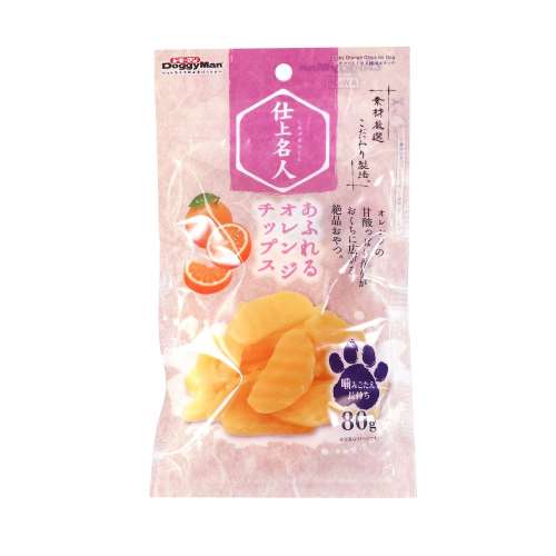 ドギーマンハヤシ　仕上名人　あふれるオレンジチップス　８０ｇ