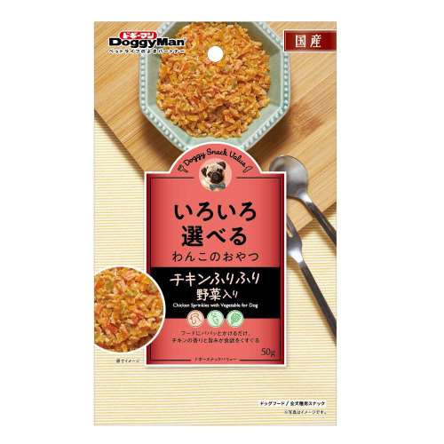 ドギーマンハヤシ　ドギースナックバリュー　チキンふりふり　野菜入り　５０ｇ