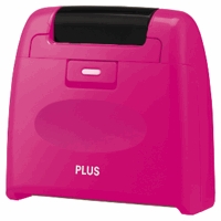 PLUS(プラス) 　個人情報保護スタンプ　ローラーケシポンワイド　ピンク　221361