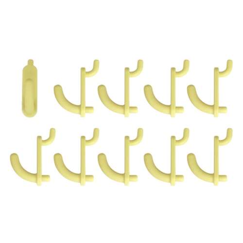 光（Hikari）　ＢＰＦ‐１１６　パンチングボード用樹脂フック薄茶バラ１Ｐ１０入