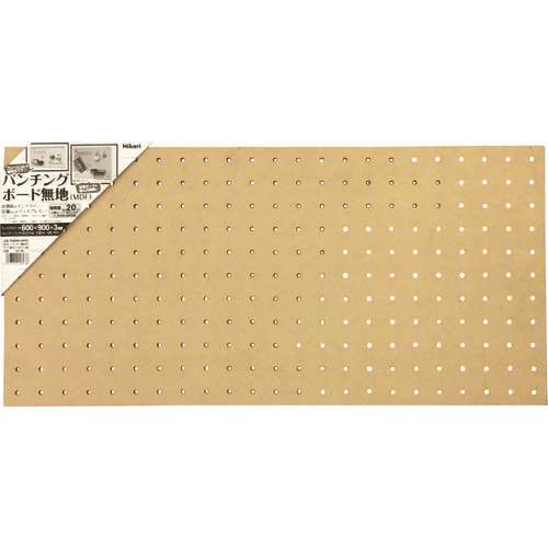光　パンチングボード　無地（ＭＤＦ）　６００Ｘ３００Ｘ３ｍｍ PGBDN3060