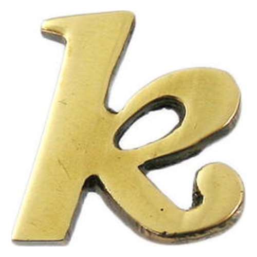 光（Hikari）　ＱＳ２０‐Ｋ　真鍮ゴールド文字　小文字ｋ