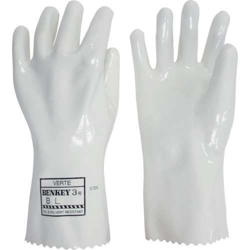 ■ミドリ安全　耐薬品用手袋　ベンケイ３号Ｂ　Ｌサイズ BENKEYNO3BL