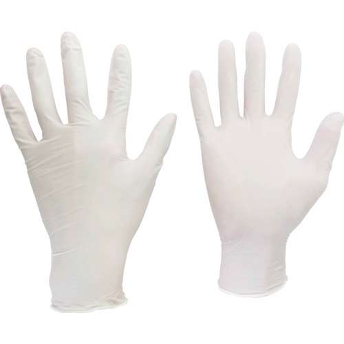 ■ミドリ安全(Midori Anzen) 　ニトリル使い捨て手袋　粉なし　１００枚入　白　ＭVERTE751KM