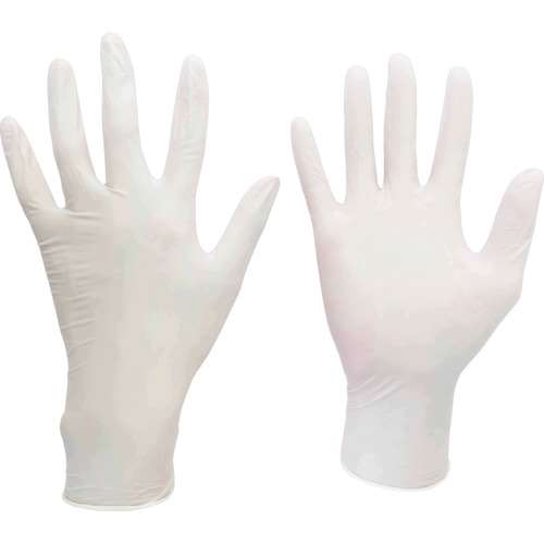 ■ミドリ安全(Midori Anzen) 　ニトリル使い捨て手袋　極薄　粉なし　１００枚入　白　Ｌ　VERTE711L