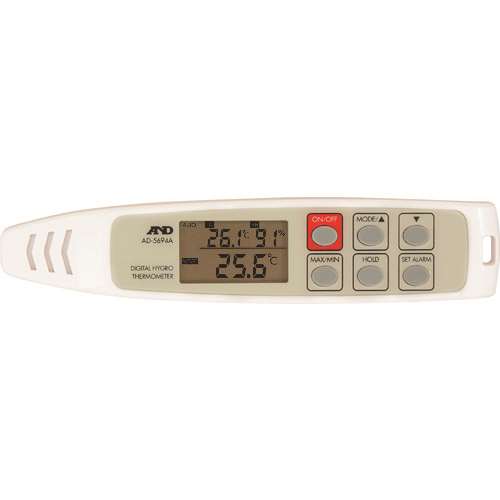 ■Ａ＆Ｄ　携帯型熱中症指数・温湿度計　ＡＤ５６９４Ａ AD5694A